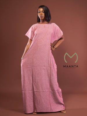 Robe dos nue Rose